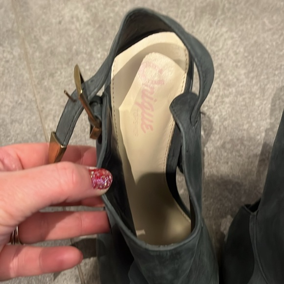 Unique Top Shop rock and roll sling back heel size 38 (7.5) - Picture 6 of 9